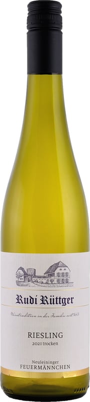 Rudi Rüttger Neuleininger Feuermännchen Riesling trocken Pfalz 2022 - Gourmet-Butikken