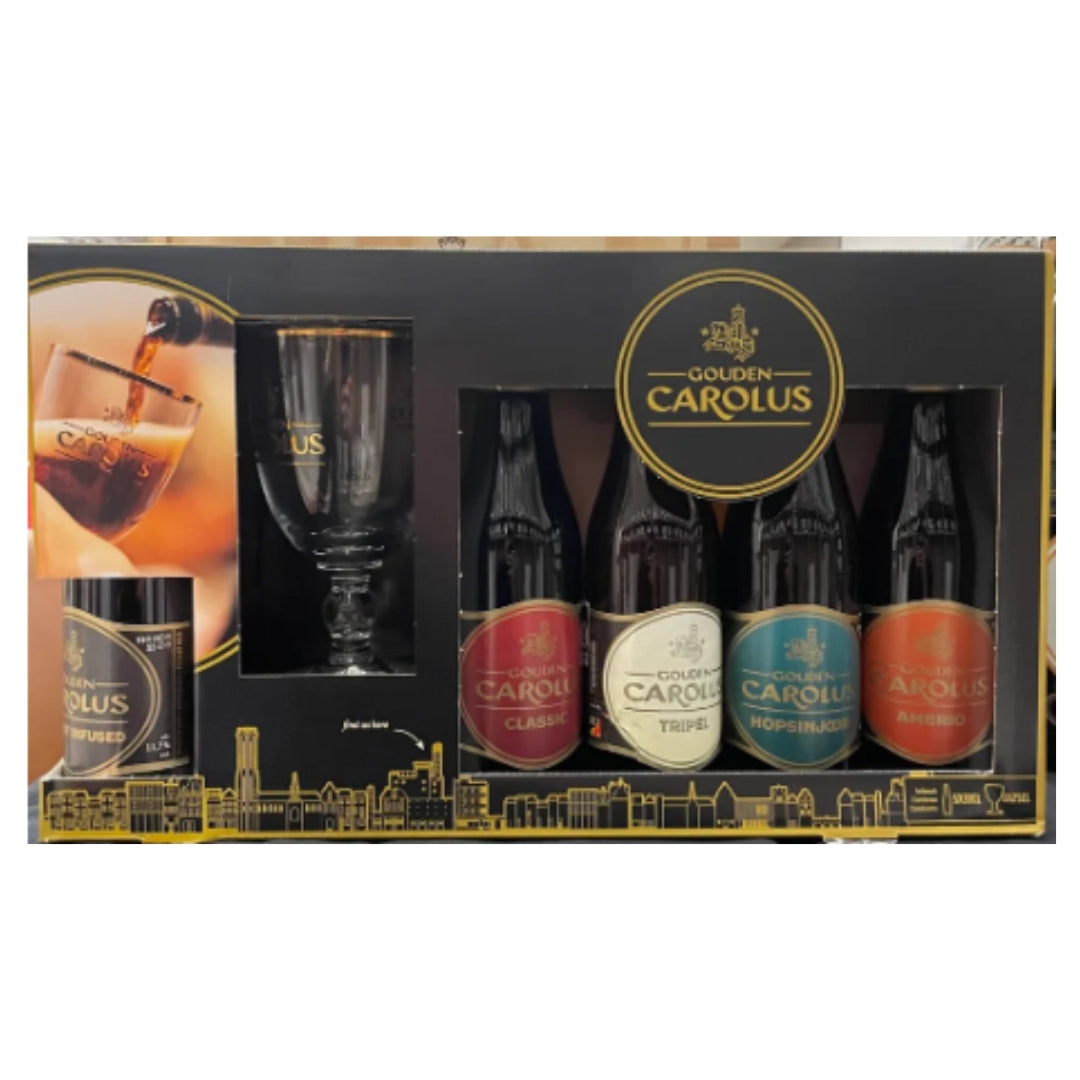 Gouden Carolus Smagekasse inkl. glas - Produktbillede