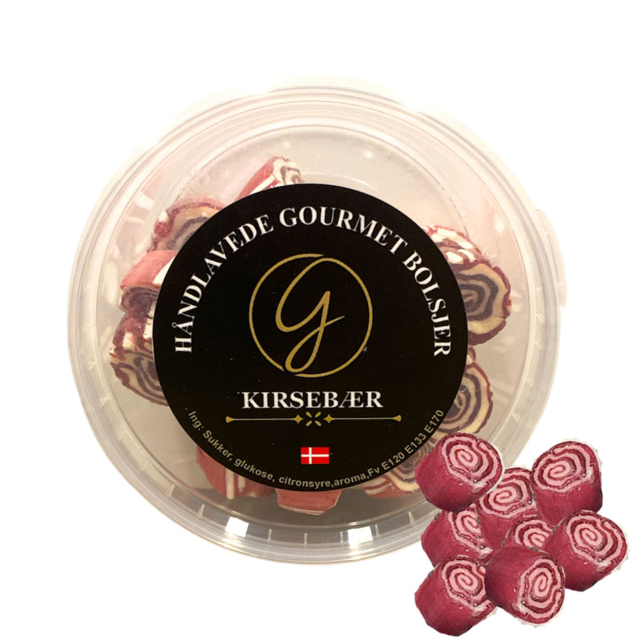 Kirsebær - Gourmet Bolsjer