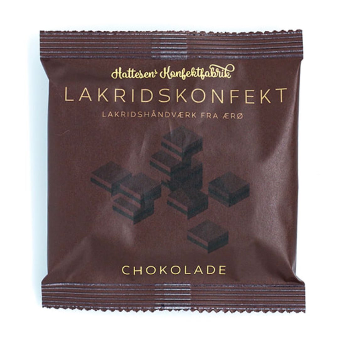 Konfektstykker med Chokolade- Hattesens Konfektfabrik - Gourmet-Butikken