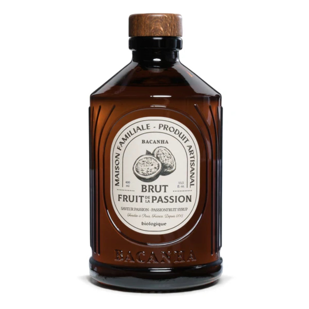 Organisk Passionsfrugtsirup - Bacanha, 400ml.