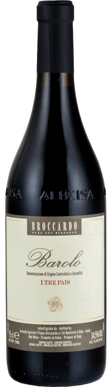 TEST: Broccardo Barolo I Tre Pais 2018 - Gourmet-Butikken