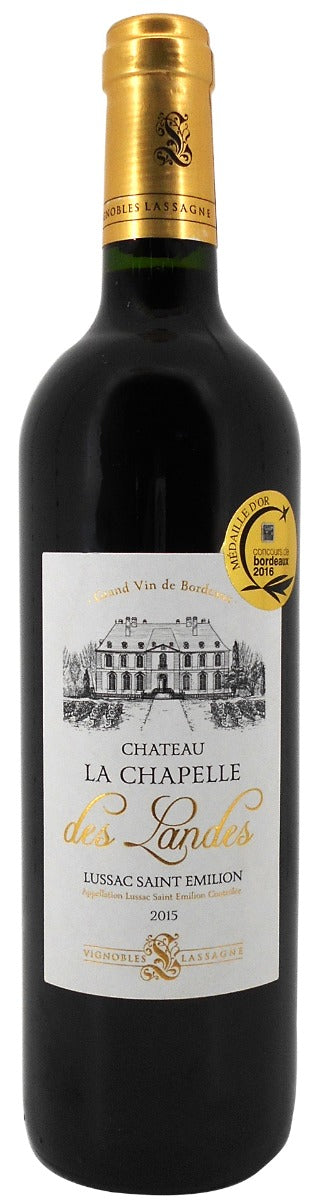 TEST: Château La Chapelle des Landes Lussac Saint Émilion 2015 - Gourmet-Butikken